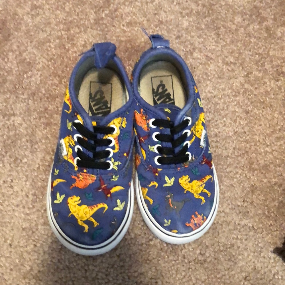 Dinosaur VANS slide on sneakers